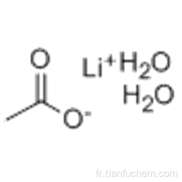Acide acétique, sel de lithium, dihydraté CAS 6108-17-4